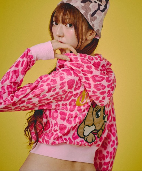 GALFY（ガルフィー） パーカー 「GALFY/ガルフィー」フユGAL豹パーカー