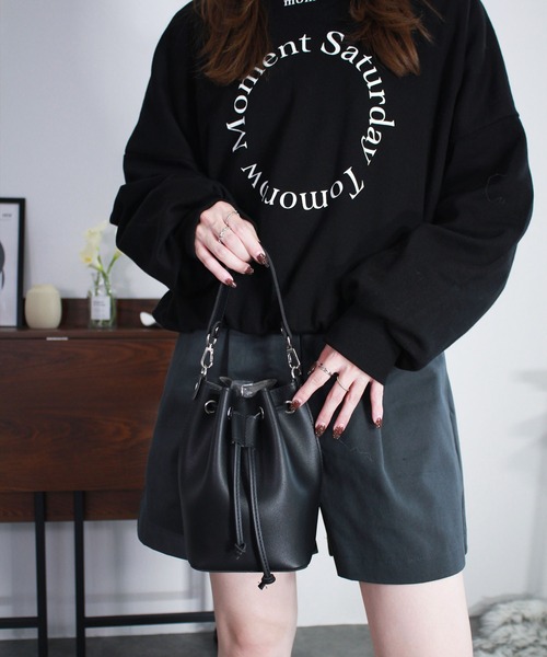 「Reurie'」 ハンドバッグ FREE ブラック レディース_画像7