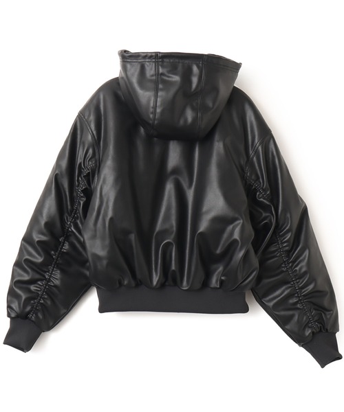 adidas（アディダス） コート アウター adidas W PLEATHER JKT