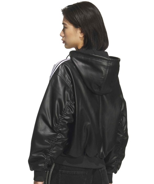 adidas（アディダス） コート アウター adidas W PLEATHER JKT