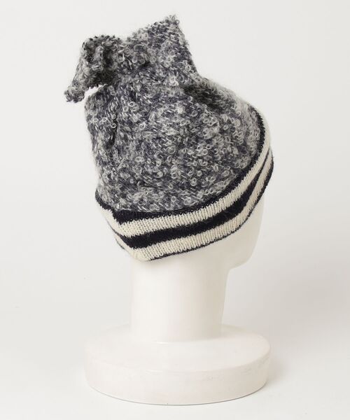 「BERNSTOCK SPEIRS」 ニットキャップ - ネイビー レディース_画像2