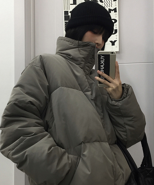 「c.u.l」 ブルゾン L グレー レディース_画像9