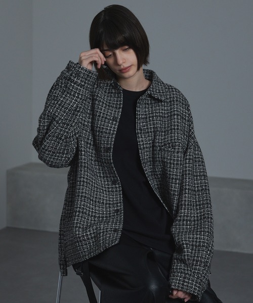 「cussil」 長袖シャツ M ブラック メンズ_画像6