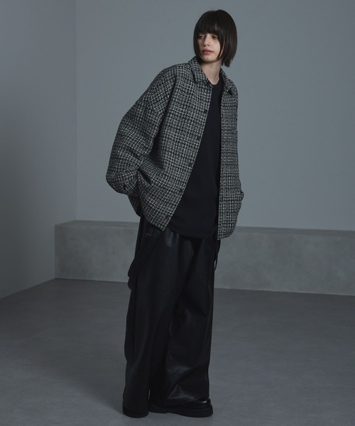 「cussil」 長袖シャツ M ブラック メンズ_画像7