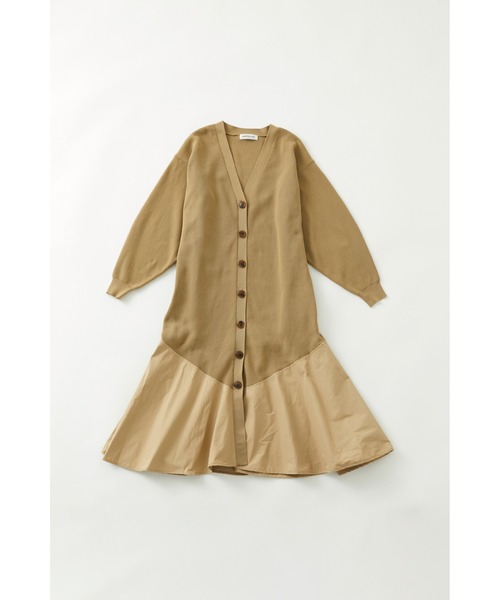 HeRIN.CYE ニットワンピース FREE ベージュ レディース : ZOZOTOWN