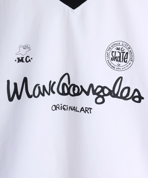 「Mark Gonzales」 長袖シャツ X-LARGE ライトグレー メンズ_画像5