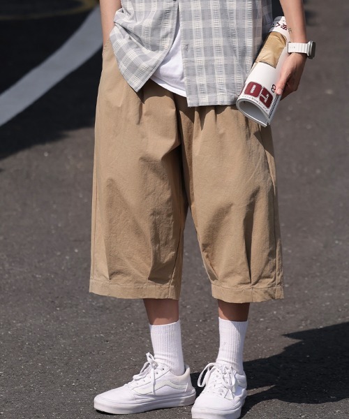 「Shoowtime」 チノパンツ X-LARGE ブラウン メンズ_画像3