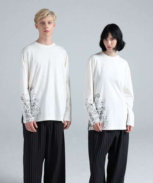 Y-3 長袖Tシャツ GFX LS TEE adidas ヨウジ　ヤマモト Y-3 tシャツ GFX LONG SLEEVE TEE メンズ レディース : ZOZOTOWN Yahoo