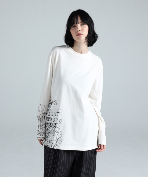 Y-3 tシャツ GFX LONG SLEEVE TEE メンズ レディース : ZOZOTOWN Yahoo