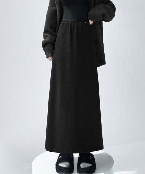 大幅値下げ中‼️新品未使用‼️1~2日発送‼️スカート裏起 スカート 裏起毛×バックスリットロングスカート : ZOZOTOWN Yahoo!店
