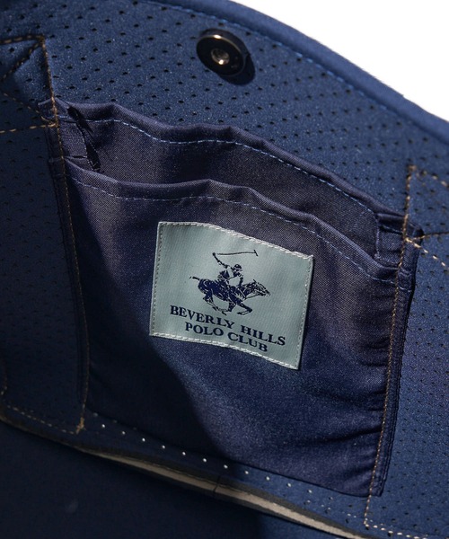 トートバッグ ミニ 「BEVERLY HILLS POLO CLUB / ビバリーヒルズポロクラブ」パンチングネオプレーンミニトートバッグ レディース メンズ | BEVERLY HILLS POLO CLUB | 10