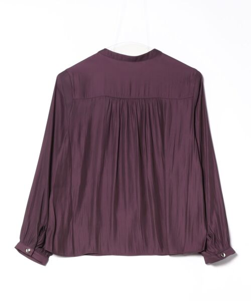 「Honeys」 長袖ブラウス LL ネイビー レディース_画像2