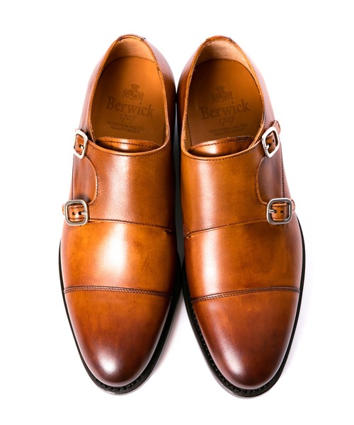 Berwick 1707（バーウィック） ローファー 8.5 ブラウン メンズ