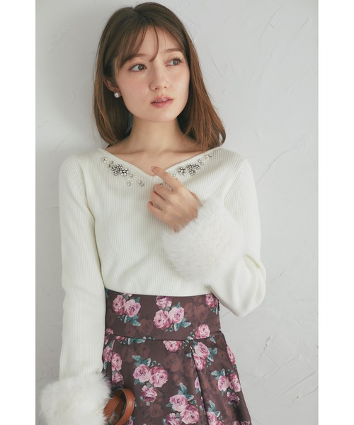 tocco closet（トッコ クローゼット） ニット セーター 2WAY袖口