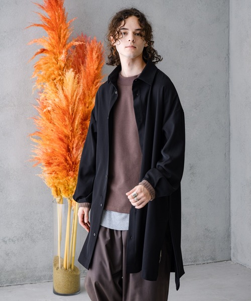 Casper John（キャスパージョン） 長袖シャツ MEDIUM ブラック メンズ