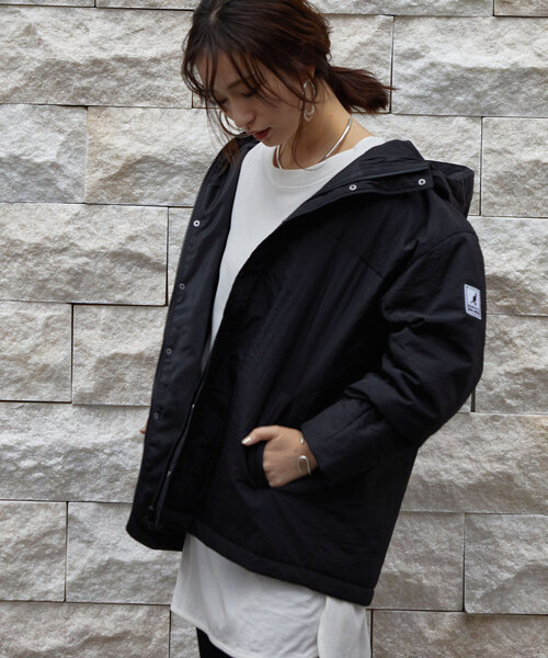 「KANGOL EXTRA COMFORT」 ブルゾン L チャコール レディース_画像7