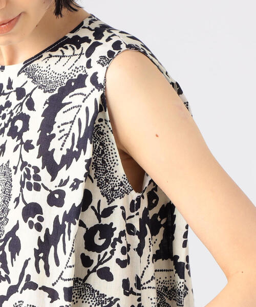 「SOULEIADO」 ノースリーブワンピース 36 イエロー系その他2 レディース_画像2