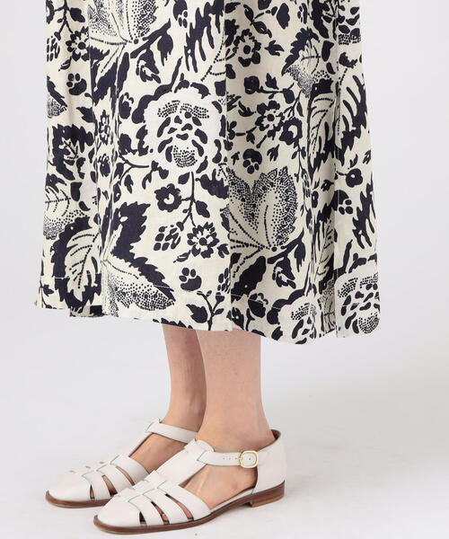 「SOULEIADO」 ノースリーブワンピース 36 イエロー系その他2 レディース_画像5