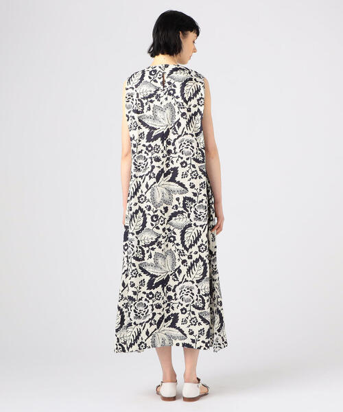 「SOULEIADO」 ノースリーブワンピース 36 イエロー系その他2 レディース_画像7