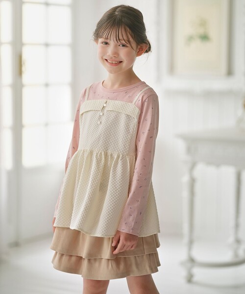 tシャツ 「150-160cm」メロディ ビスチェトップス キッズ 子供服
