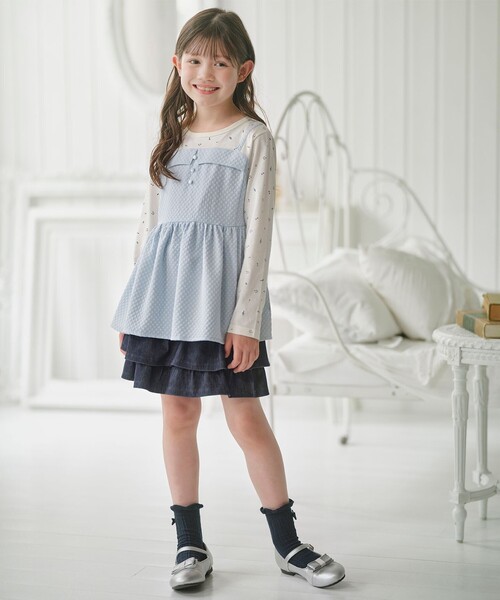 tシャツ 「150-160cm」メロディ ビスチェトップス キッズ 子供服