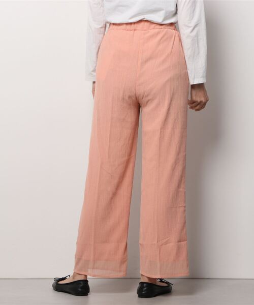 「LA PEAU DE GEM」 イージーパンツ FREE ピンク レディース_画像3