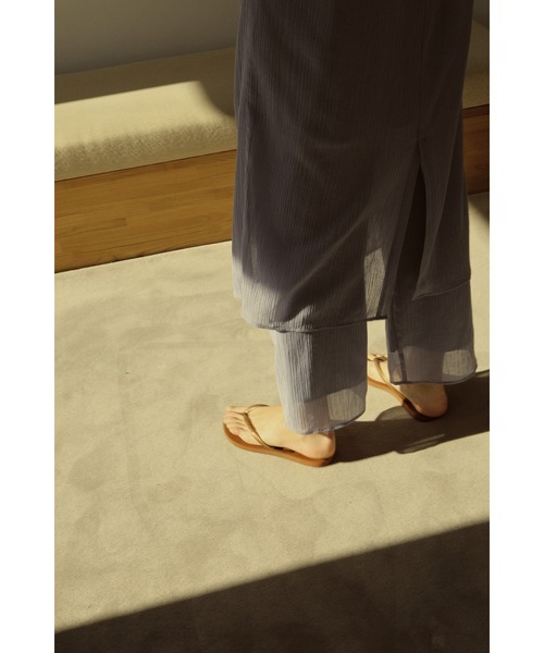 「LA PEAU DE GEM」 イージーパンツ FREE ピンク レディース_画像5