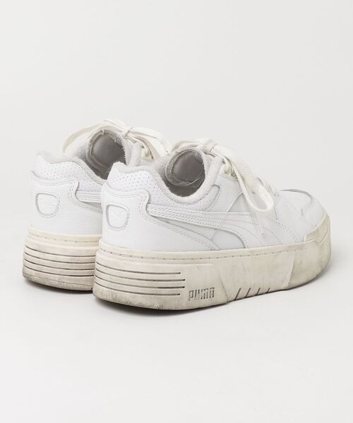 「PUMA」 ローカットスニーカー 24cm ホワイト レディース_画像2