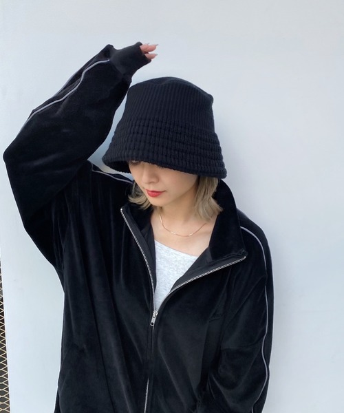 「WHO'S WHO gallery」 ハット FREE ブラック メンズ_画像2