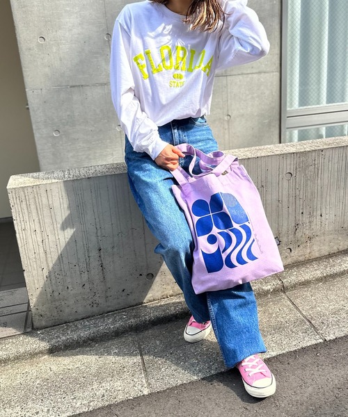 「mi via loca」 「GILDAN」長袖カットソー X-LARGE オートミール レディース_画像6