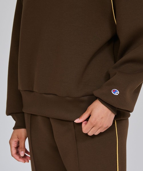 Champion DETROITロゴ スウェット M ブラウン 別注【Champion/チャンピオン】RW 11.5oz C/N スウェット（スウェット