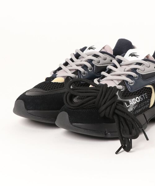 「LACOSTE」 ローカットスニーカー 28.0cm イエロー レディース_画像4