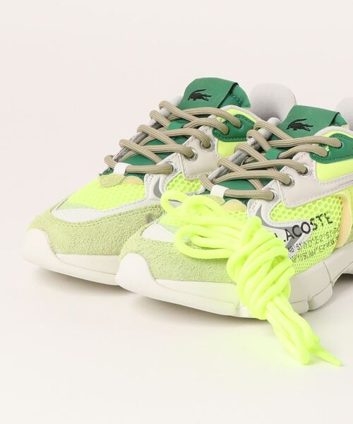 「LACOSTE」 ローカットスニーカー 28.0cm イエロー レディース_画像5