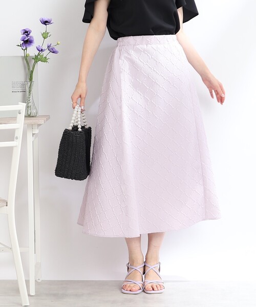 「couture brooch」 フレアスカート 38 ブラウン系その他 レディース_画像5