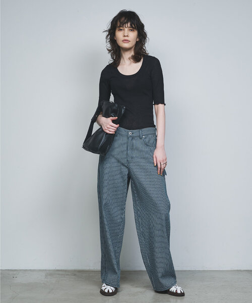「GALLARDAGALANTE」 チノパンツ 0 ネイビー レディース_画像5