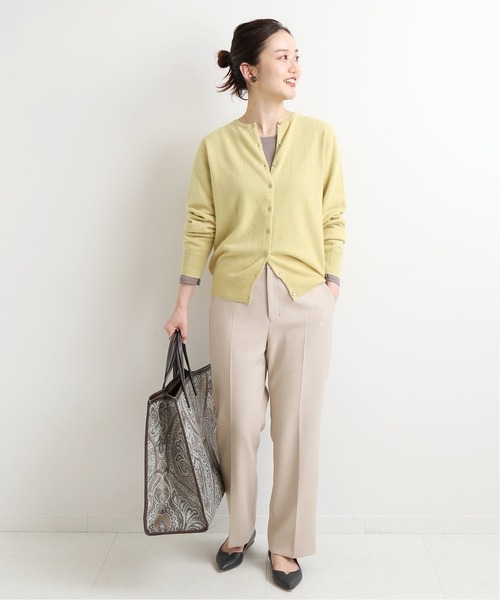 「IENA」 パンツ 36 ベージュ レディースの画像3