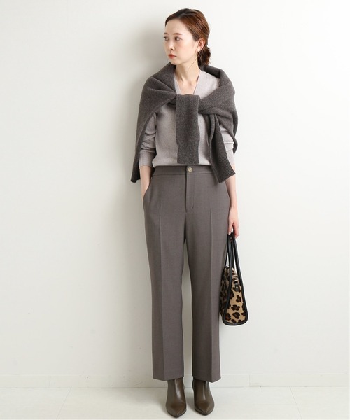 「IENA」 パンツ 36 ベージュ レディースの画像4