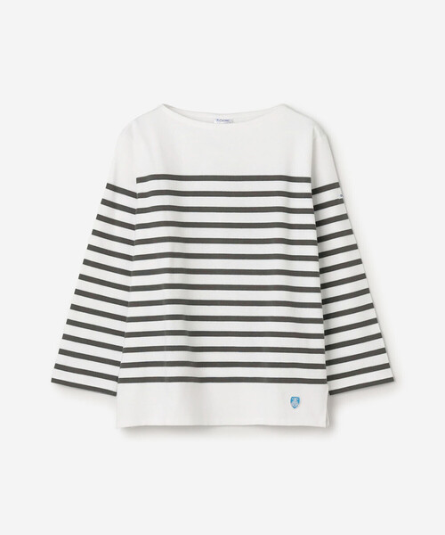 ORCIVAL ラッセルフレンチセーラーTシャツ サイズ1 ORCIVAL（オーシバル） tシャツ | ラッセル ボートネック フレンチ