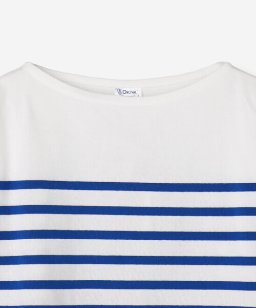 ORCIVAL オーシバル　ラッセル編みフレンチセーラー　ビッグTシャツ　8 ORCIVAL（オーシバル） tシャツ | ラッセル ボートネック フレンチ