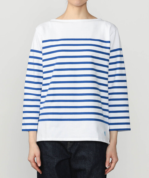 ORCIVAL ラッセルフレンチセーラーTシャツ ORCIVAL（オーシバル） tシャツ | ラッセル ボートネック フレンチ