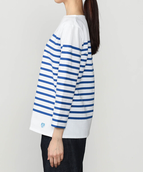 【新品タグ付き】オーシバル　ラッセルフレンチセーラーTシャツ ORCIVAL（オーシバル） tシャツ | ラッセル ボートネック フレンチ