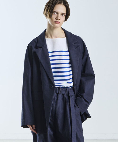 ORCIVAL オーシバル　ラッセル編みフレンチセーラー　ビッグTシャツ　8 ORCIVAL（オーシバル） tシャツ | ラッセル ボートネック フレンチ
