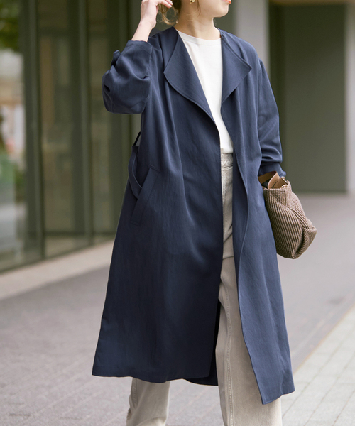 Spick＆Span（スピック アンド スパン） ノーカラーコート コート ノー
