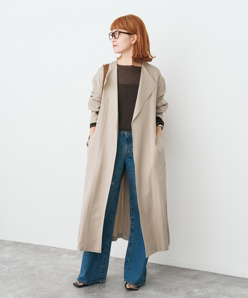 Spick＆Span（スピック アンド スパン） ノーカラーコート コート ノー