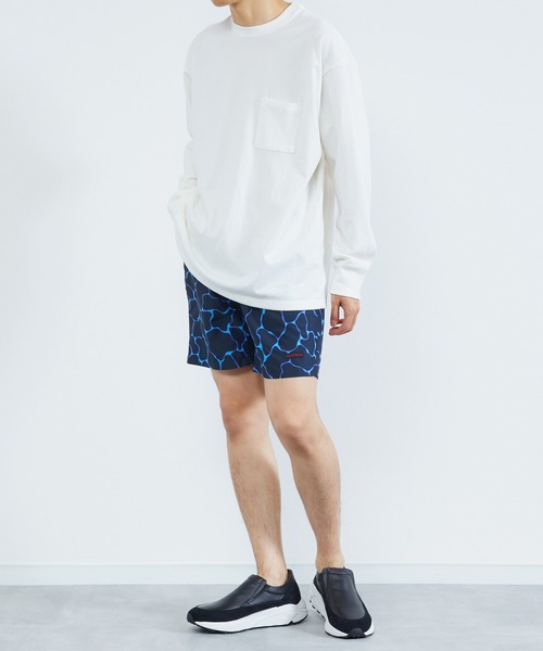 「And A」 ショートパンツ LARGE ブルーグラス メンズ_画像3