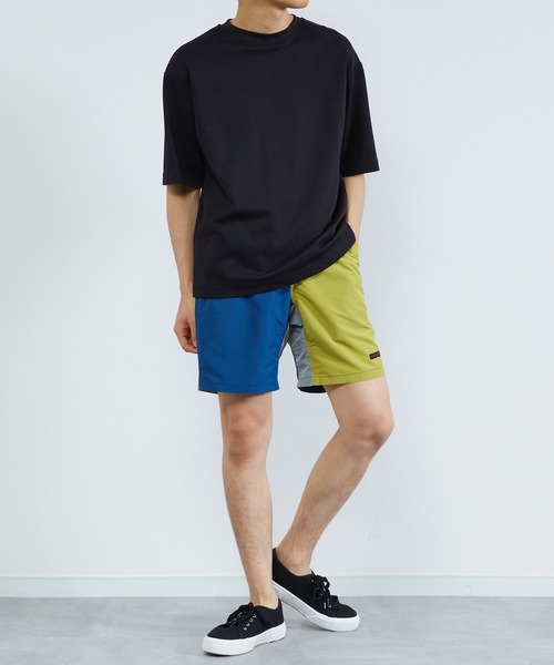 「And A」 ショートパンツ LARGE ブルーグラス メンズ_画像9