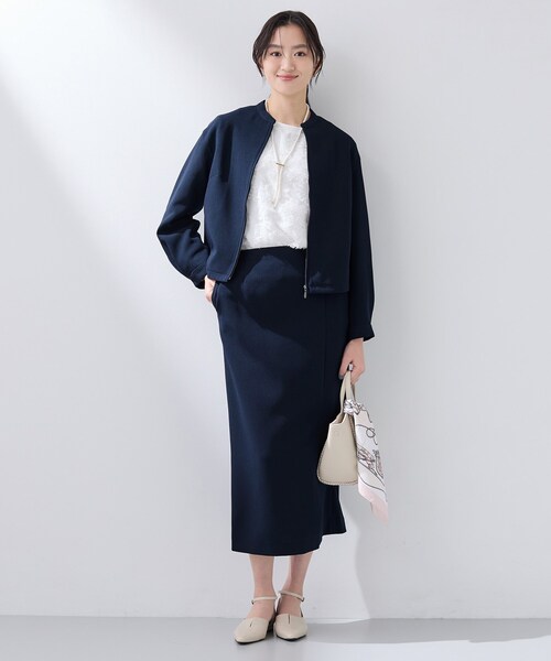 INDIVI（インディヴィ） スカート 「軽量／SETUP可能」Iラインスカート