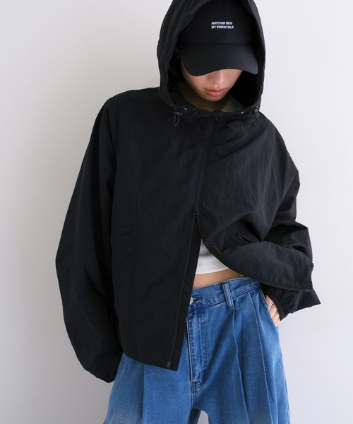 ANME 接触冷感 UVカット撥水加工 ナイロンジップパーカー　グレー　L 楽天市場】ANME アンメ 接触冷感 UVカット(UPF50＋) 撥水加工 ナイロン
