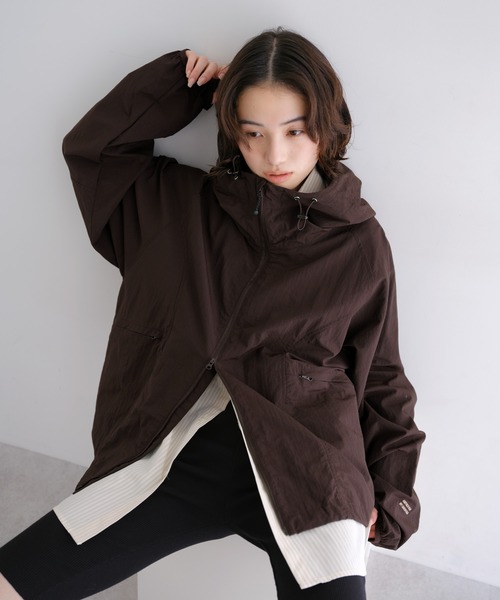 ANME マウンテンパーカー ウインドブレーカー 接触冷感/UVカット