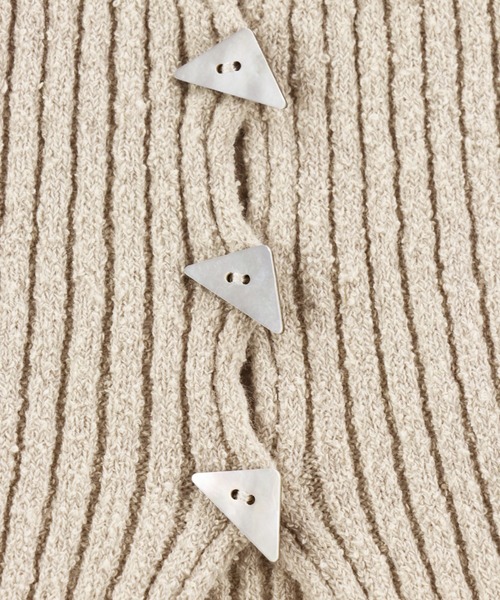 「ALEXIA STAM」 ニットカーディガン FREE チャコールグレー レディース_画像5